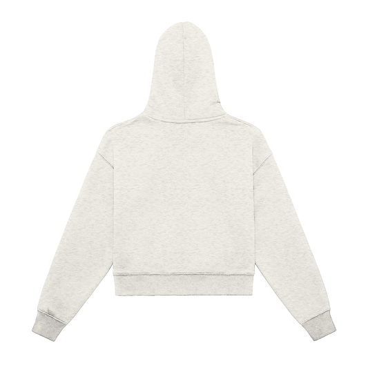 Women’s Fleeced Zip-Up Cropped Hoodie