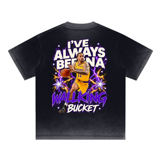 Michael Beasley Reverse Dyed Loose Cotton T-Shirt