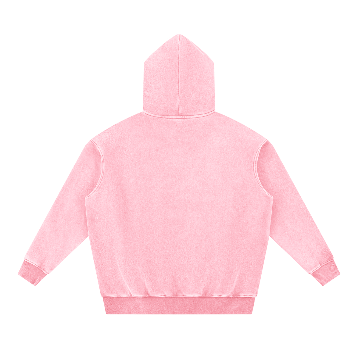 Pink Spyder Snow Wash Fleece Oversize Hoodie