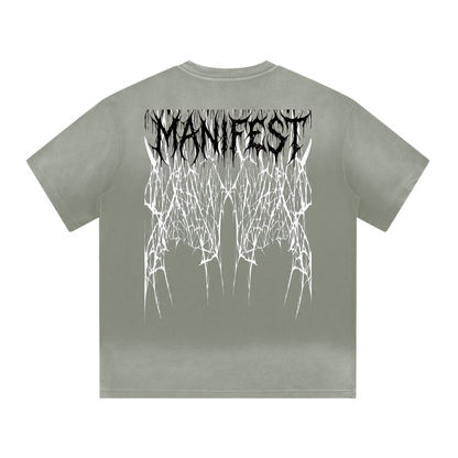 Manifest “I” Shape Gradient Washed T-Shirt