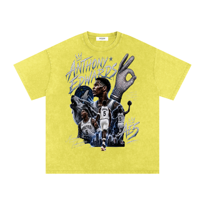 Iceman Ant Man Snow Washed Oversized Cotton T-Shirt