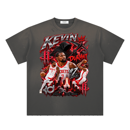 Slim Reaper KD Hand-Frayed Sunfade Paint Splatter T-Shirt