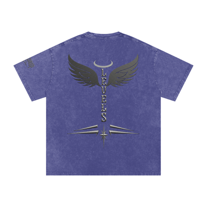 Levels Snow Washed Oversized Cotton T-Shirt