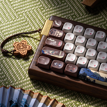 XVX MU68 FujiWave VIA Wireless Wooden Mechanical Keyboard