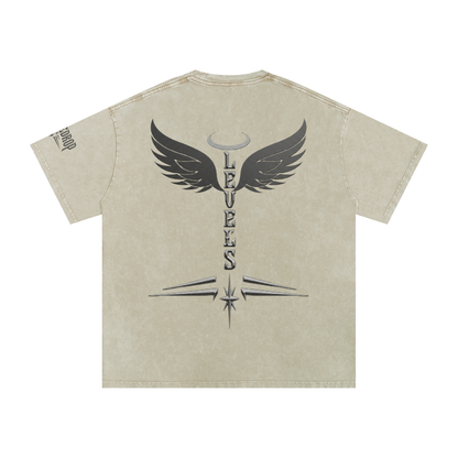 Levels Snow Washed Oversized Cotton T-Shirt