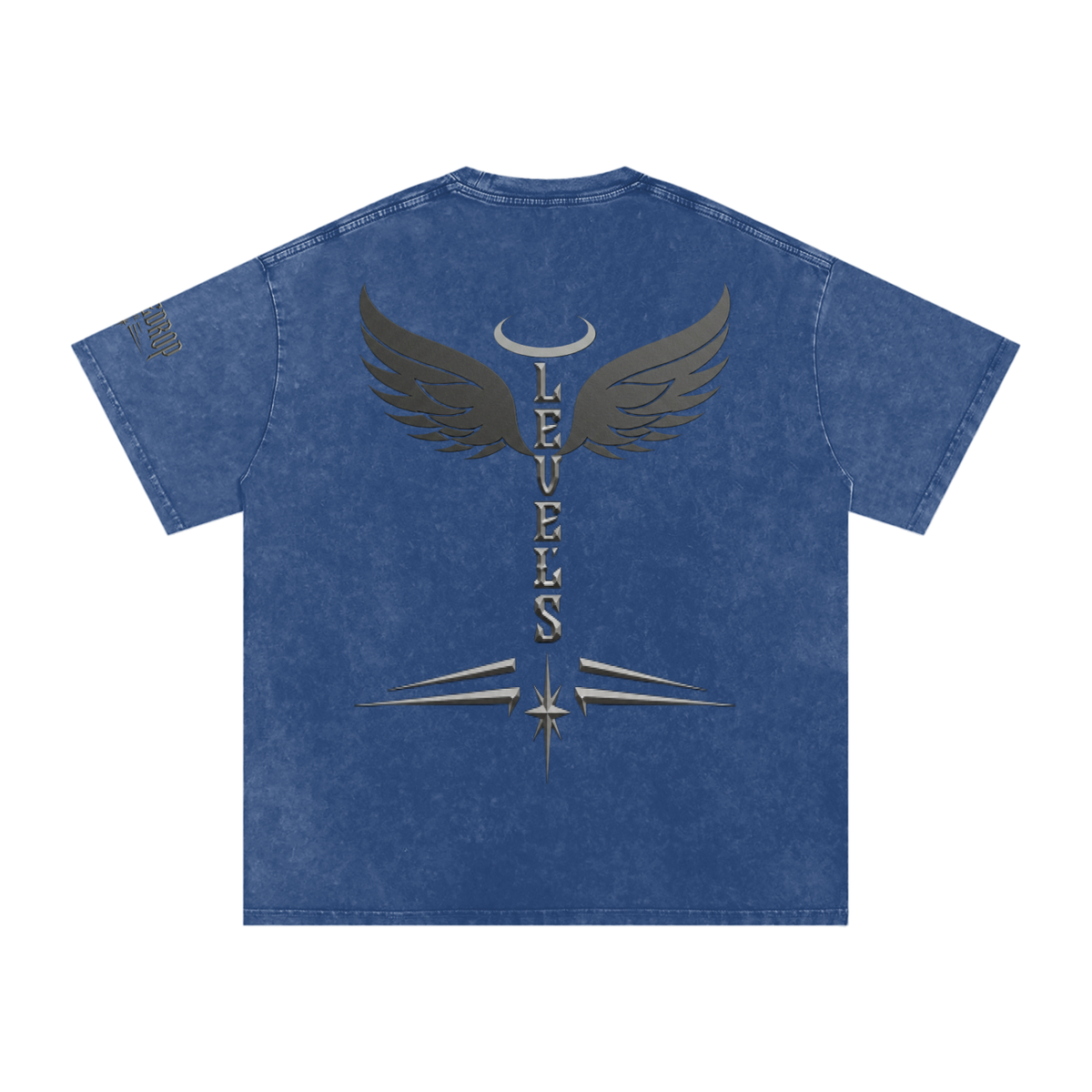 Levels Snow Washed Oversized Cotton T-Shirt