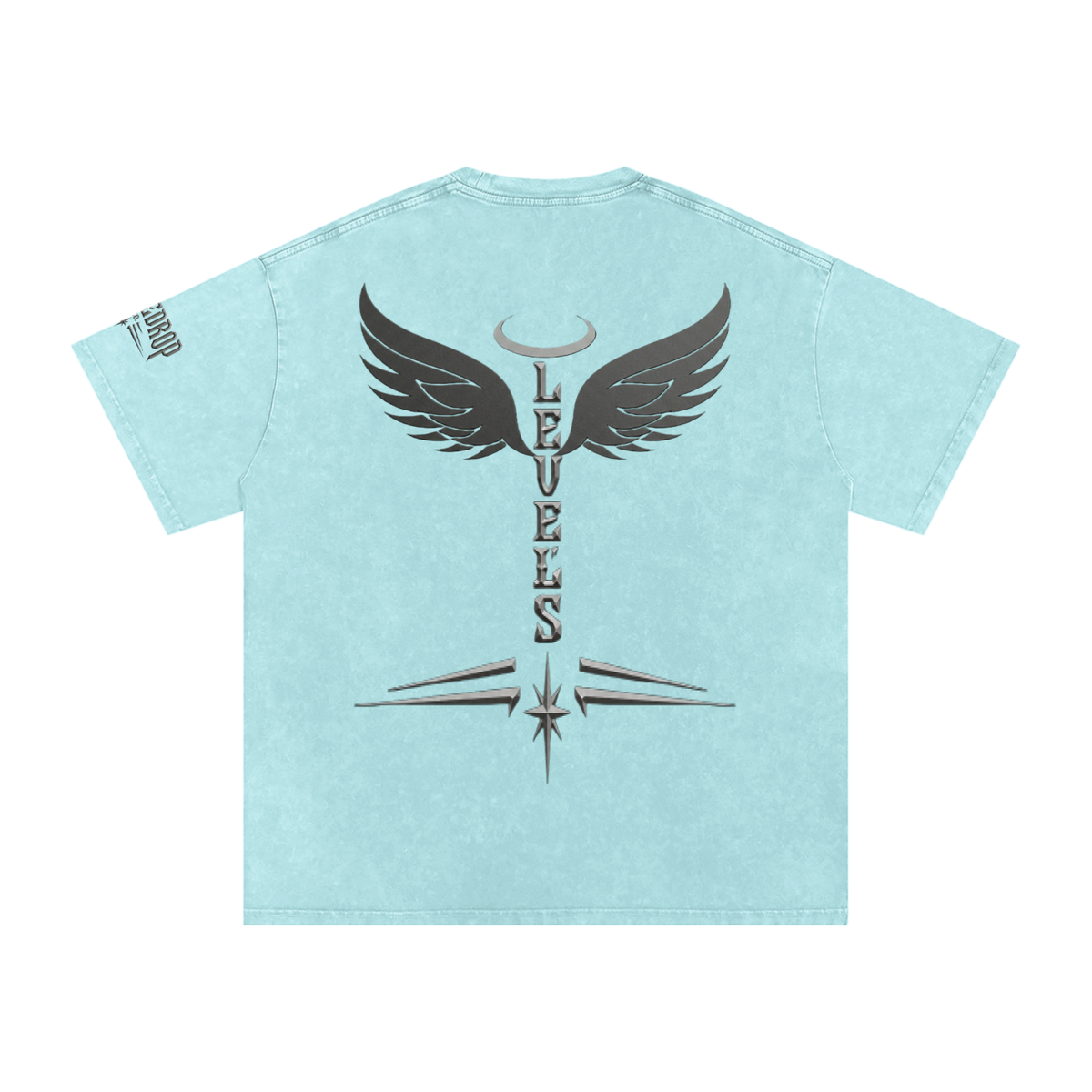 Levels Snow Washed Oversized Cotton T-Shirt
