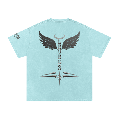 Levels Snow Washed Oversized Cotton T-Shirt