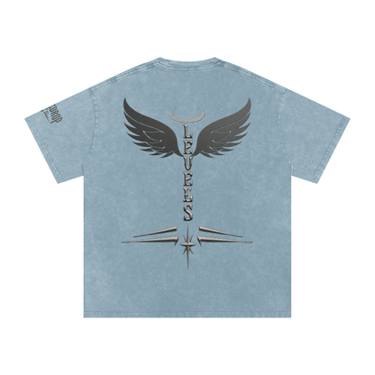 Levels Snow Washed Oversized Cotton T-Shirt
