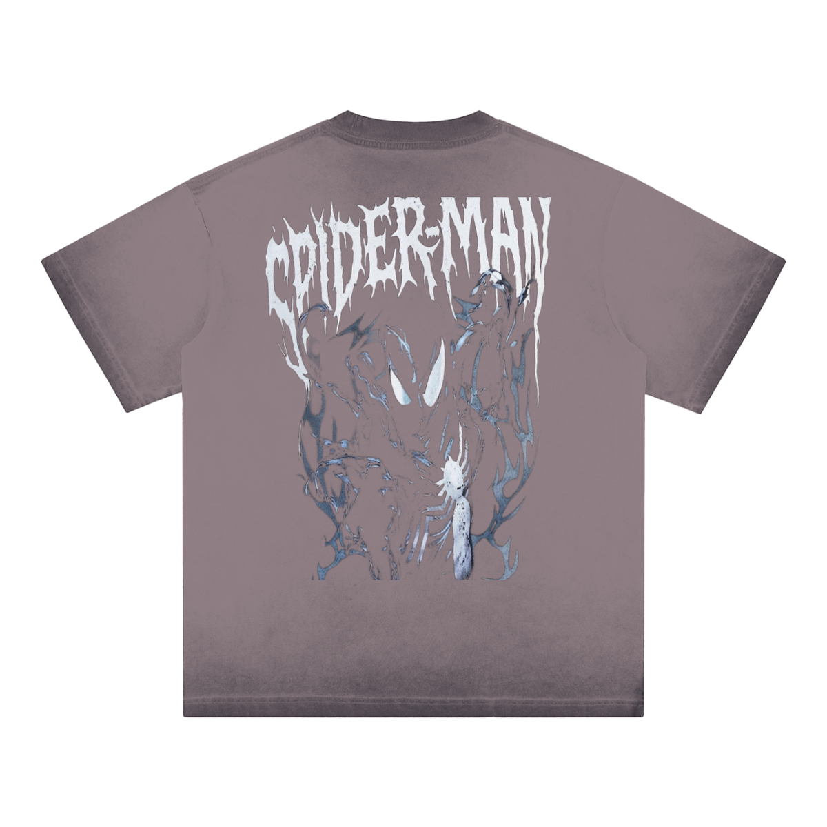 Spider-Man Reverse Dyed Loose Cotton T-Shirt