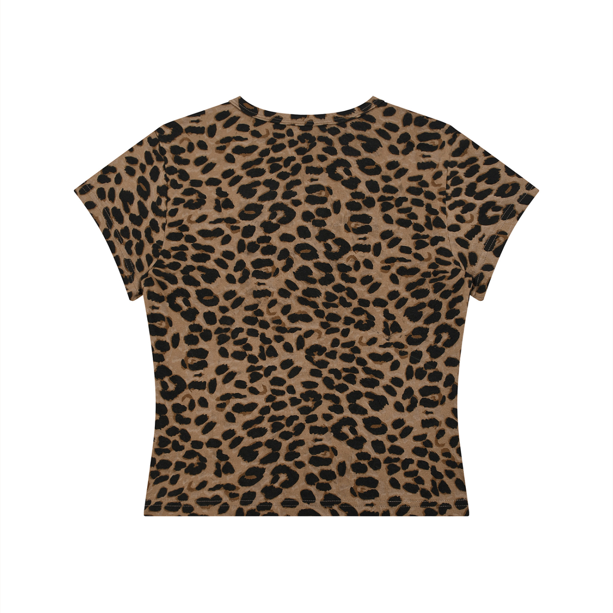 HellStar Women’s Leopard Print Crop T-Shirt