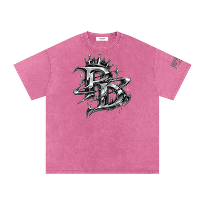 Levels Snow Washed Oversized Cotton T-Shirt
