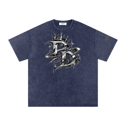 Levels Snow Washed Oversized Cotton T-Shirt