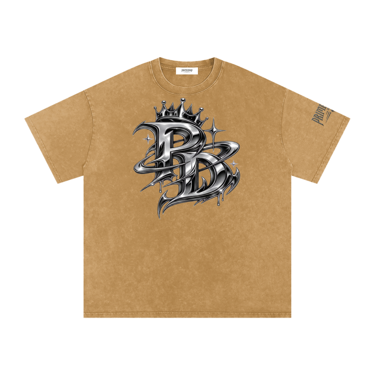 Levels Snow Washed Oversized Cotton T-Shirt