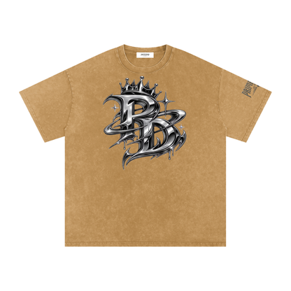 Levels Snow Washed Oversized Cotton T-Shirt