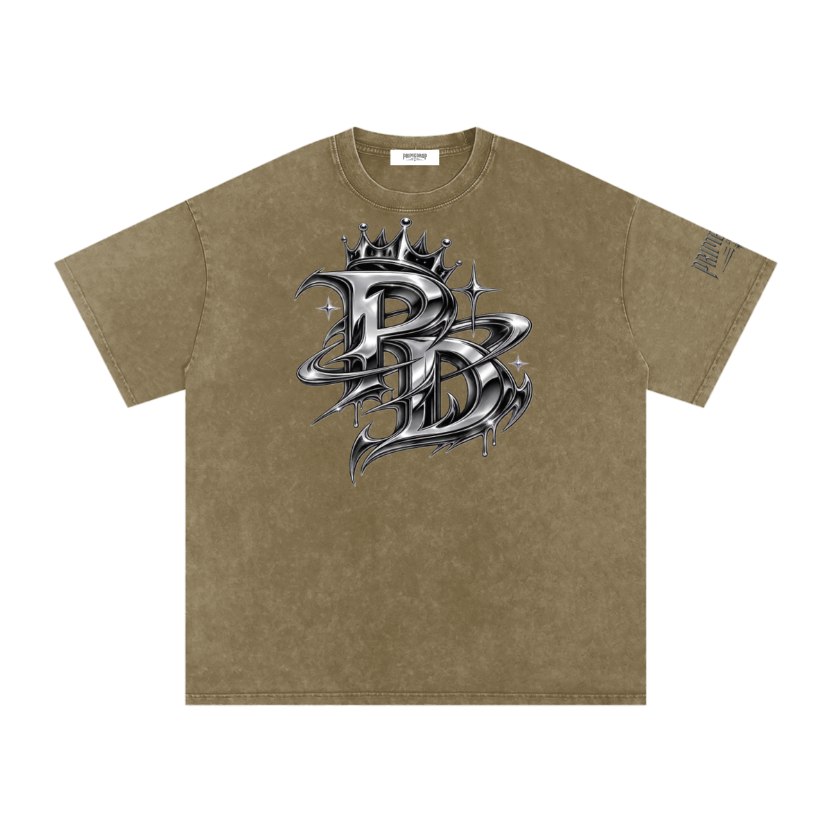 Levels Snow Washed Oversized Cotton T-Shirt