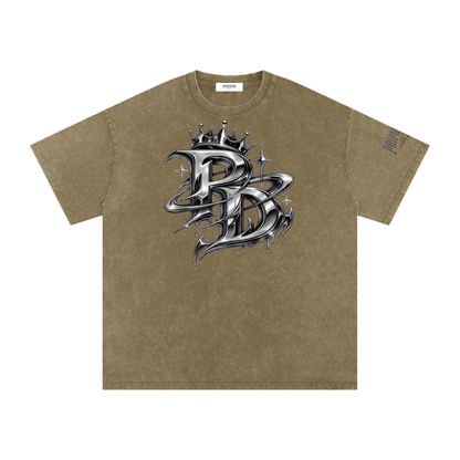 Levels Snow Washed Oversized Cotton T-Shirt