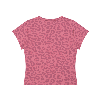 HellStar Women’s Leopard Print Crop T-Shirt
