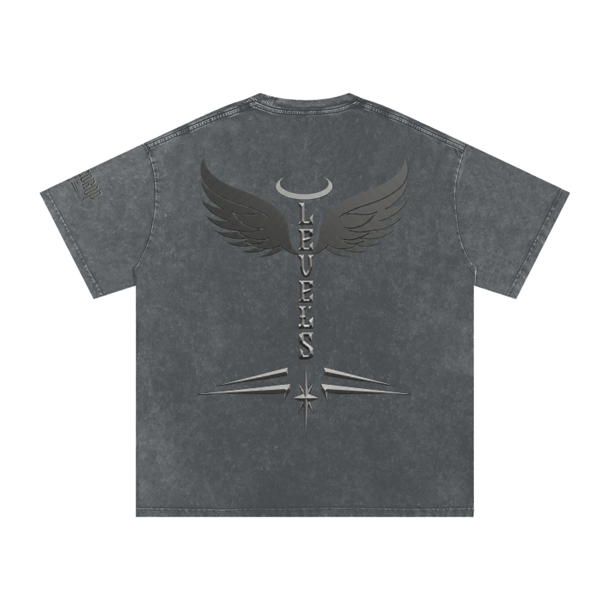 Levels Snow Washed Oversized Cotton T-Shirt