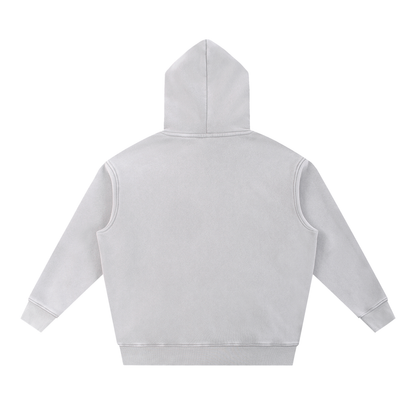 Pink Spyder Snow Wash Fleece Oversize Hoodie