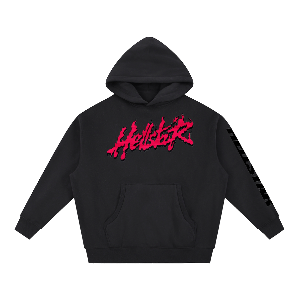HellStar Essential Oversized Boxy Fit Fleece Hoodie