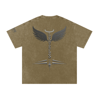 Levels Snow Washed Oversized Cotton T-Shirt