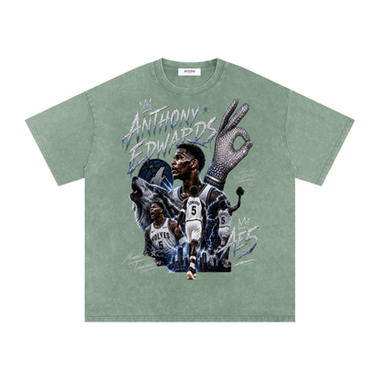 Iceman Ant Man Snow Washed Oversized Cotton T-Shirt