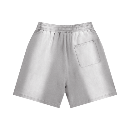 Sun Fade Distressed Shorts God's Plan