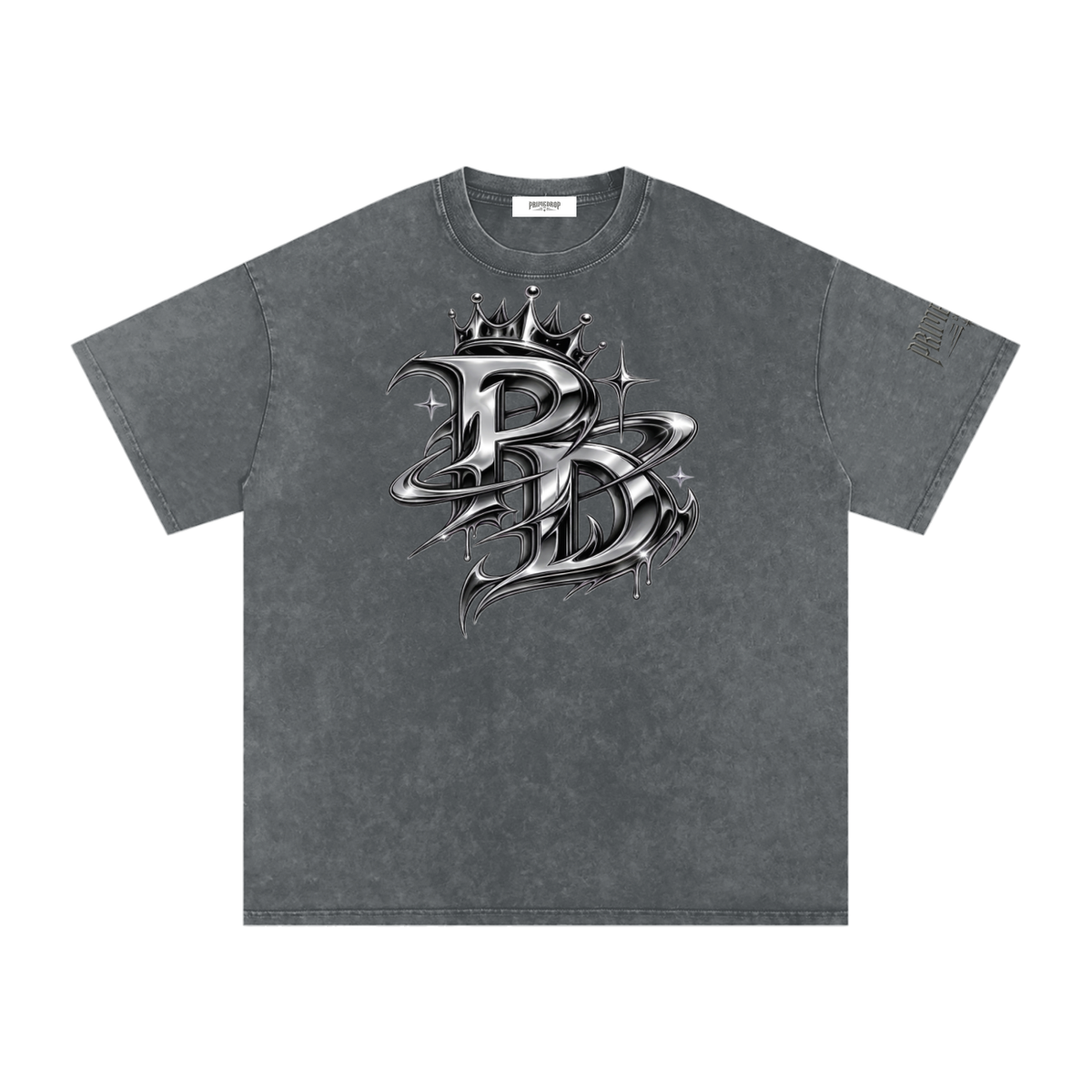 Levels Snow Washed Oversized Cotton T-Shirt