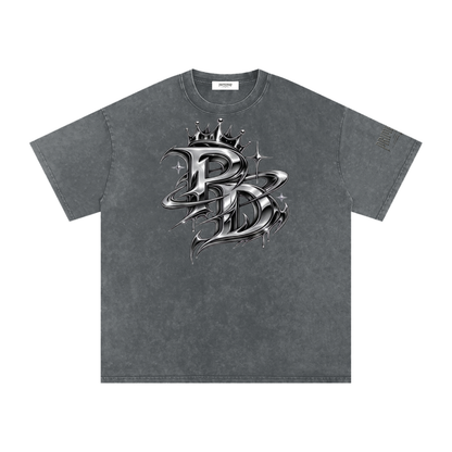 Levels Snow Washed Oversized Cotton T-Shirt
