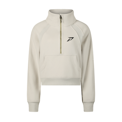 Women’s Cropped Half-Zip Sweatshirt