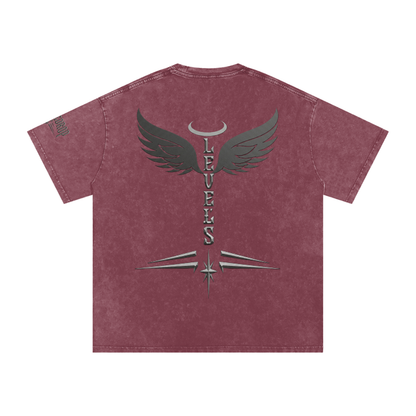 Levels Snow Washed Oversized Cotton T-Shirt