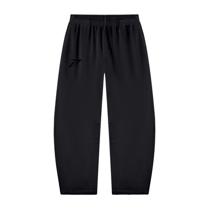 Unisex Vintage Washed Barrel Leg Sweatpants