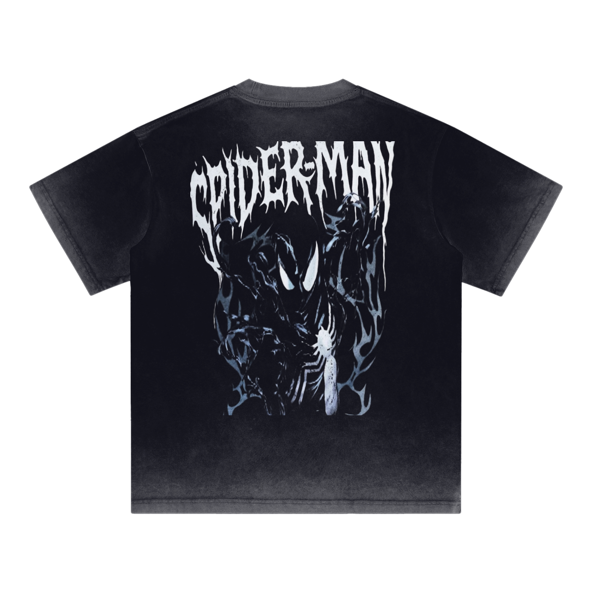 Spider-Man Reverse Dyed Loose Cotton T-Shirt