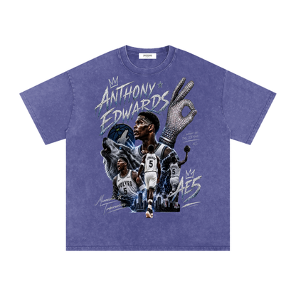 Iceman Ant Man Snow Washed Oversized Cotton T-Shirt