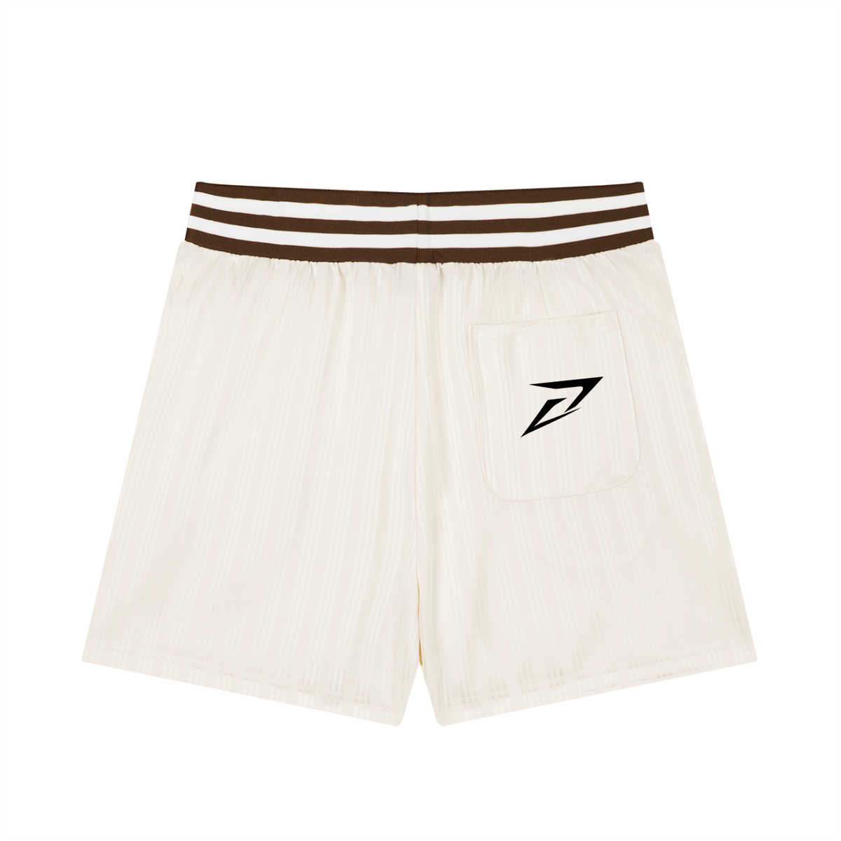 Unisex Striped Drawstring Shorts