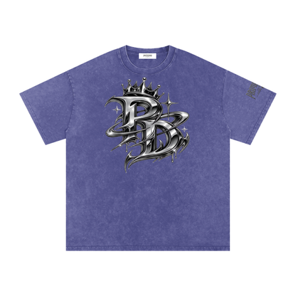 Levels Snow Washed Oversized Cotton T-Shirt