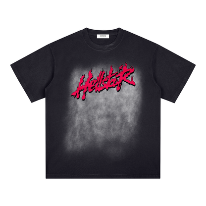 HellStar Square Patch Monkey Washed T-Shirt