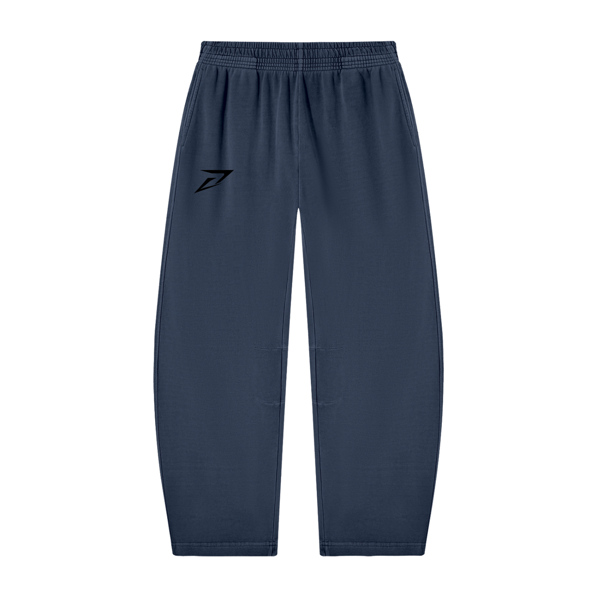 Unisex Vintage Washed Barrel Leg Sweatpants