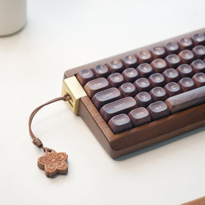 XVX MU68 FujiWave VIA Wireless Wooden Mechanical Keyboard