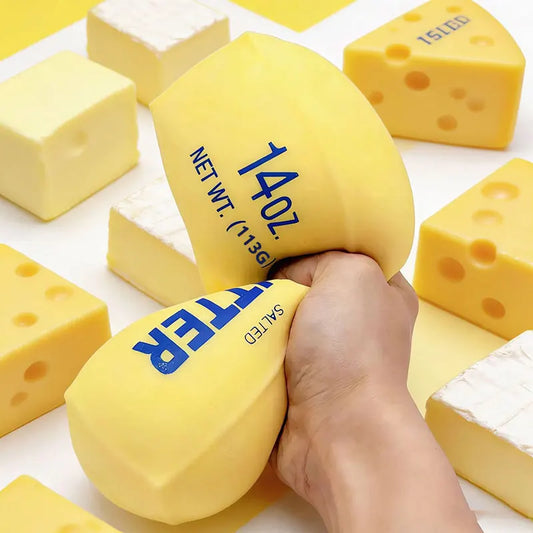 Giant Butter Stick Squishy – Sensory Toy