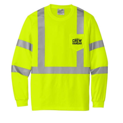 Mesh Long Sleeve Safety Tee – Built Tarmac Tough x The Crew Hangar (CornerStone® CS203)