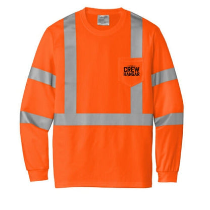 Mesh Long Sleeve Safety Tee – Built Tarmac Tough x The Crew Hangar (CornerStone® CS203)