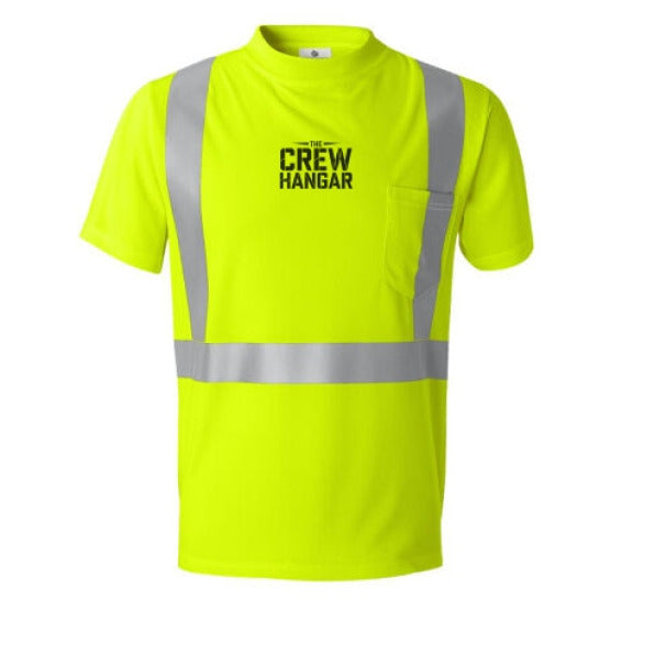 Hi-Vis Microfiber Work Shirt – Built Tarmac Tough x The Crew Hangar (Kishigo 9110/9111)