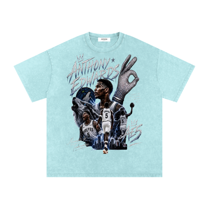 Iceman Ant Man Snow Washed Oversized Cotton T-Shirt