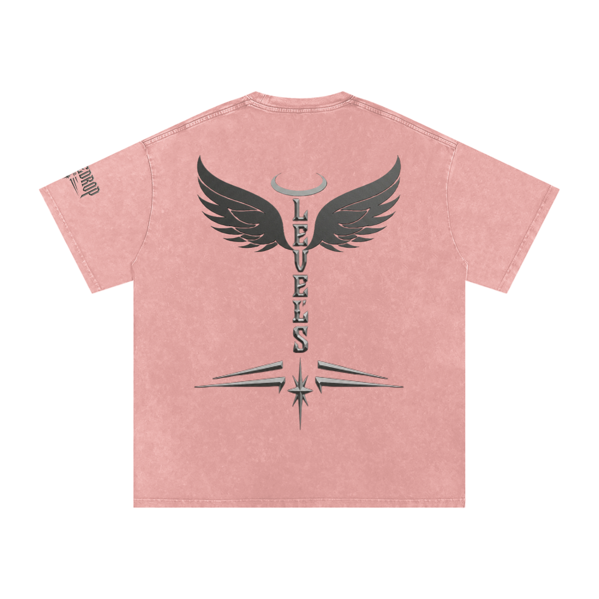 Levels Snow Washed Oversized Cotton T-Shirt