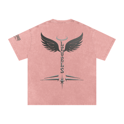 Levels Snow Washed Oversized Cotton T-Shirt