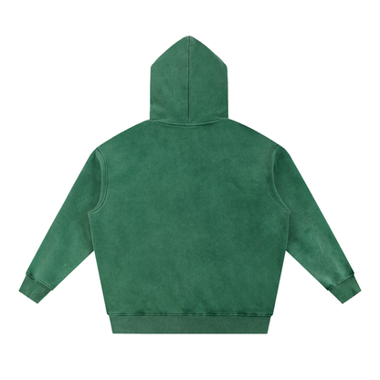 Pink Spyder Snow Wash Fleece Oversize Hoodie