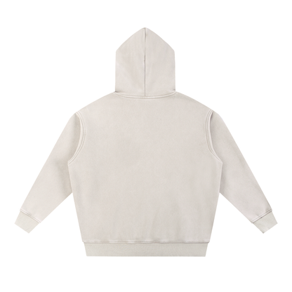 Pink Spyder Snow Wash Fleece Oversize Hoodie