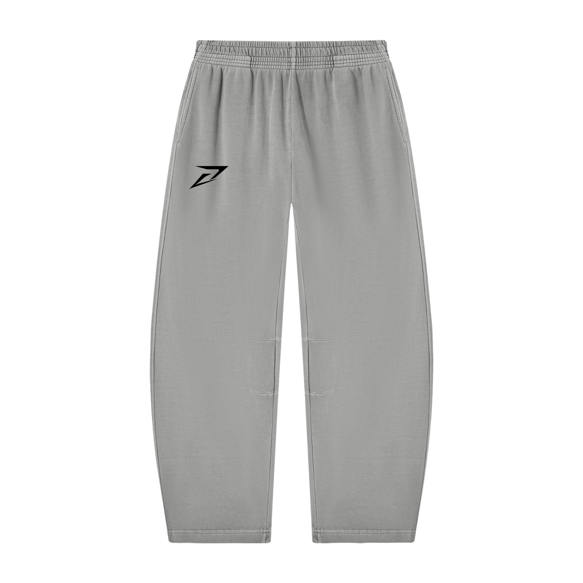 Unisex Vintage Washed Barrel Leg Sweatpants